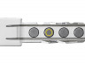 Цилиндр Evva MCS 117 мм 51x66 ключ-вертушка