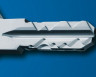 Цилиндр Evva ICS 102 мм 41x61 ключ-вертушка (никель)